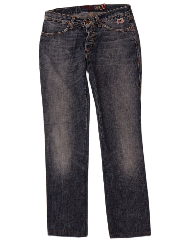 ROY ROGERS Vaqueros rectos para mujer W29 L30 Algodón azul