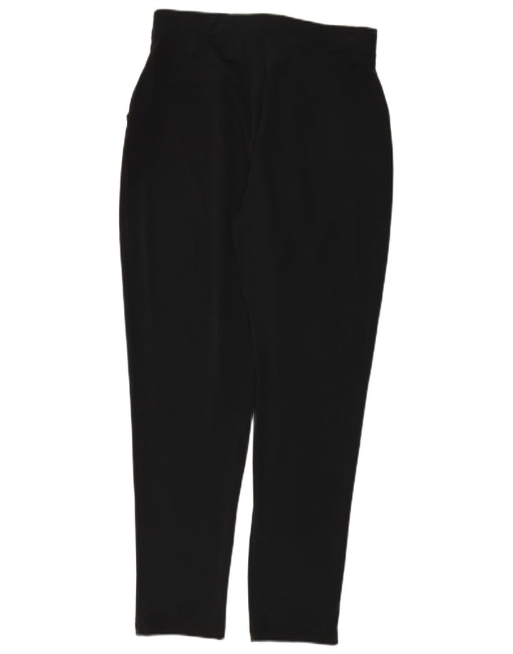 Marks & Spencer Pantalones Chinos Pegged para Mujer UK 12 Medium W30 L31 Negro