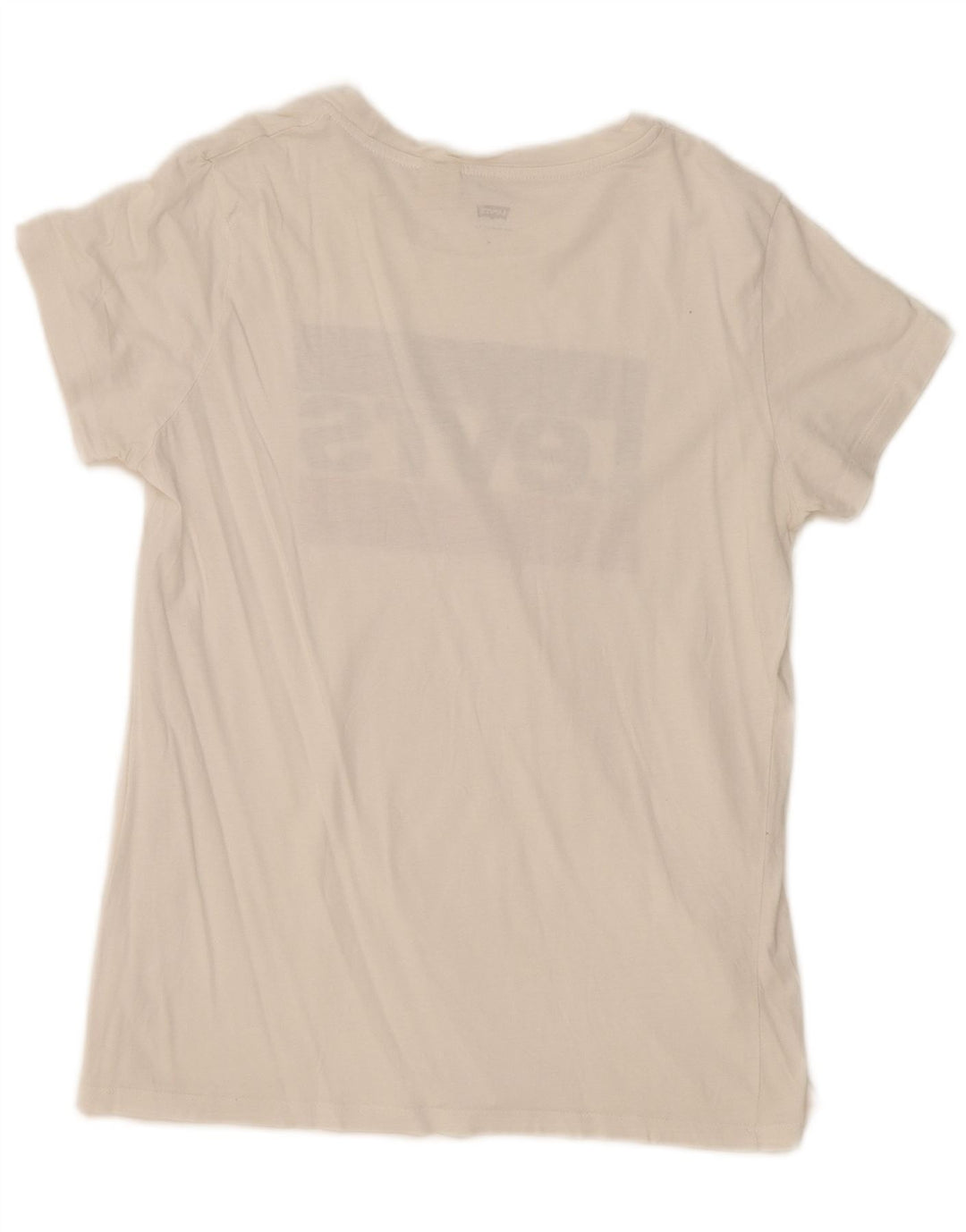 Levi's Camiseta gráfica para mujer Top UK 12 Medium White