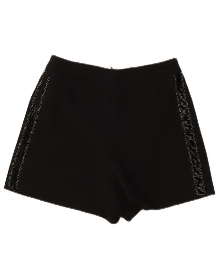Zara Mujer Shorts Casual XS W24 Negro Poliéster