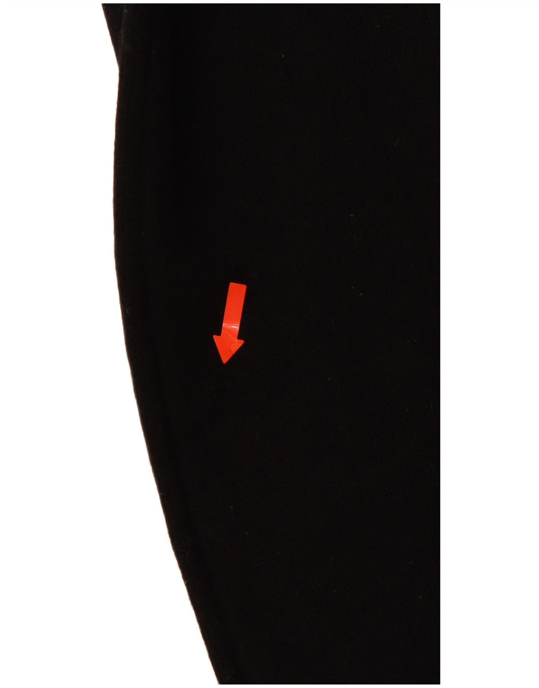 LEVI'S Suéter tipo jersey con cuello vuelto para mujer UK 10 Small Lana de cordero a rayas negras