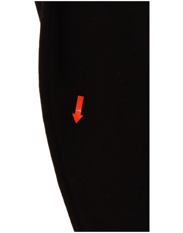 LEVI'S Suéter tipo jersey con cuello vuelto para mujer UK 10 Small Lana de cordero a rayas negras