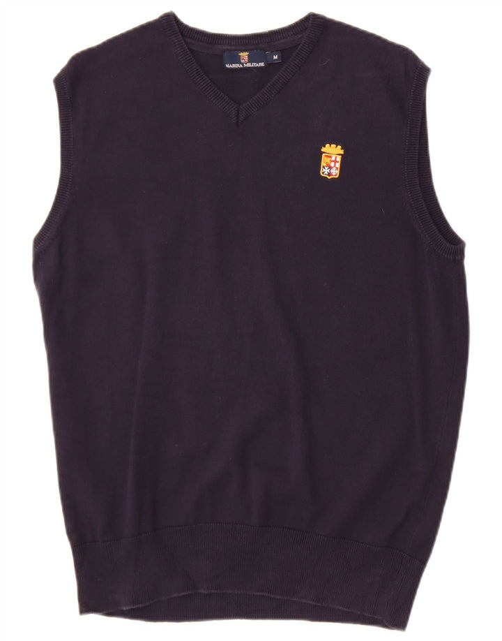 Marina Militare Chaleco Hombre Tank Top Medium Azul Marino Algodón