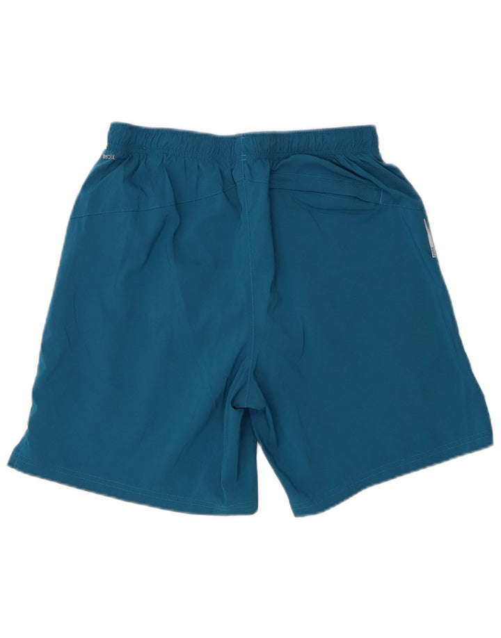 Pantalones cortos deportivos Puma para hombre Poliéster color block azul medio