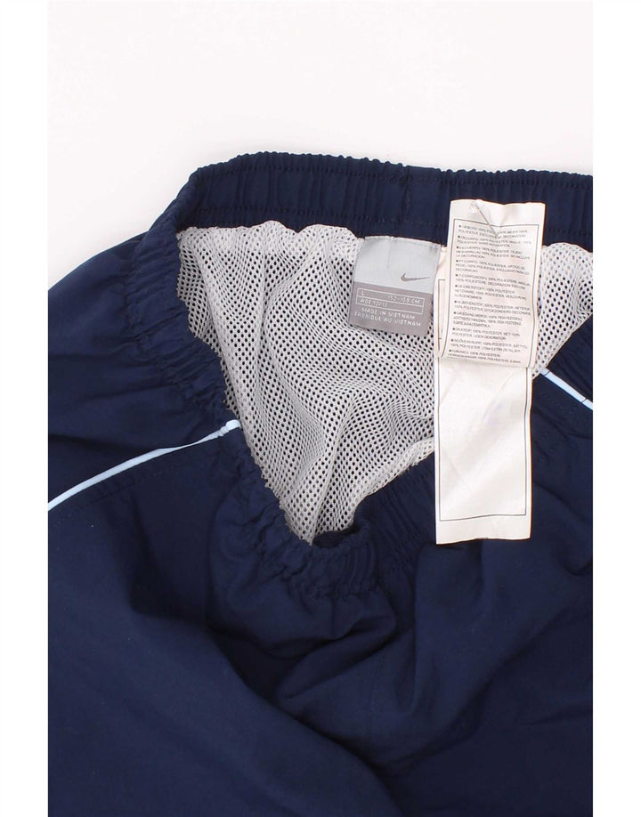 Nike Pantalones cortos deportivos para niños 12-13 años Grande Azul marino Poliéster