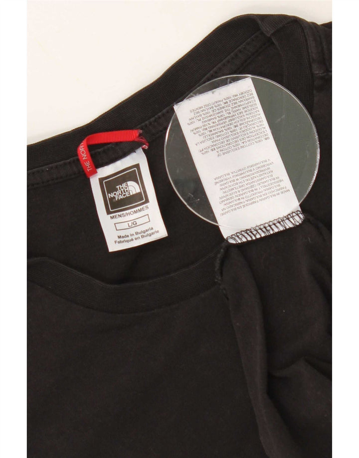 The North Face - Camiseta para hombre, talla grande, algodón negro