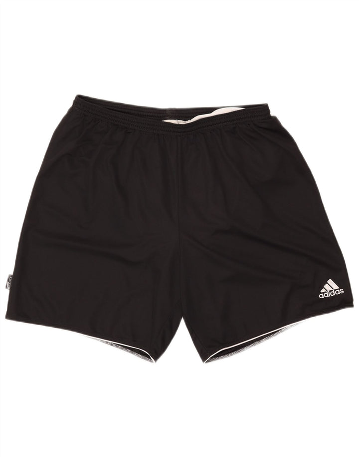 ADIDAS Pantalones cortos deportivos Climalite para hombre 2XL Poliéster negro