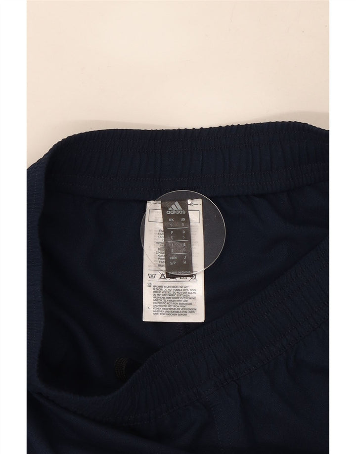 Adidas Mens Graphic Sport Shorts Pequeño Azul Marino Poliéster