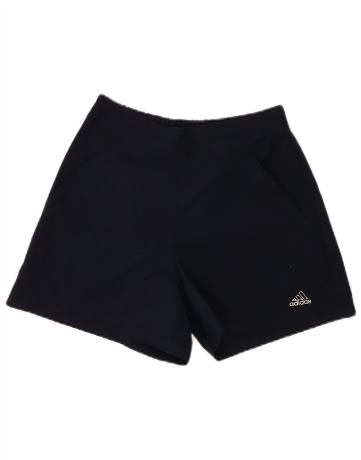 Adidas Pantalones cortos deportivos para mujer UK 8 Small Azul marino Poliéster