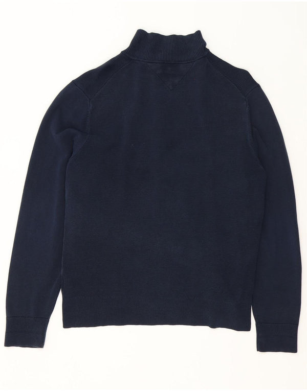 Tommy Hilfiger Cárdigan para Hombre Suéter XL Azul Marino Algodón
