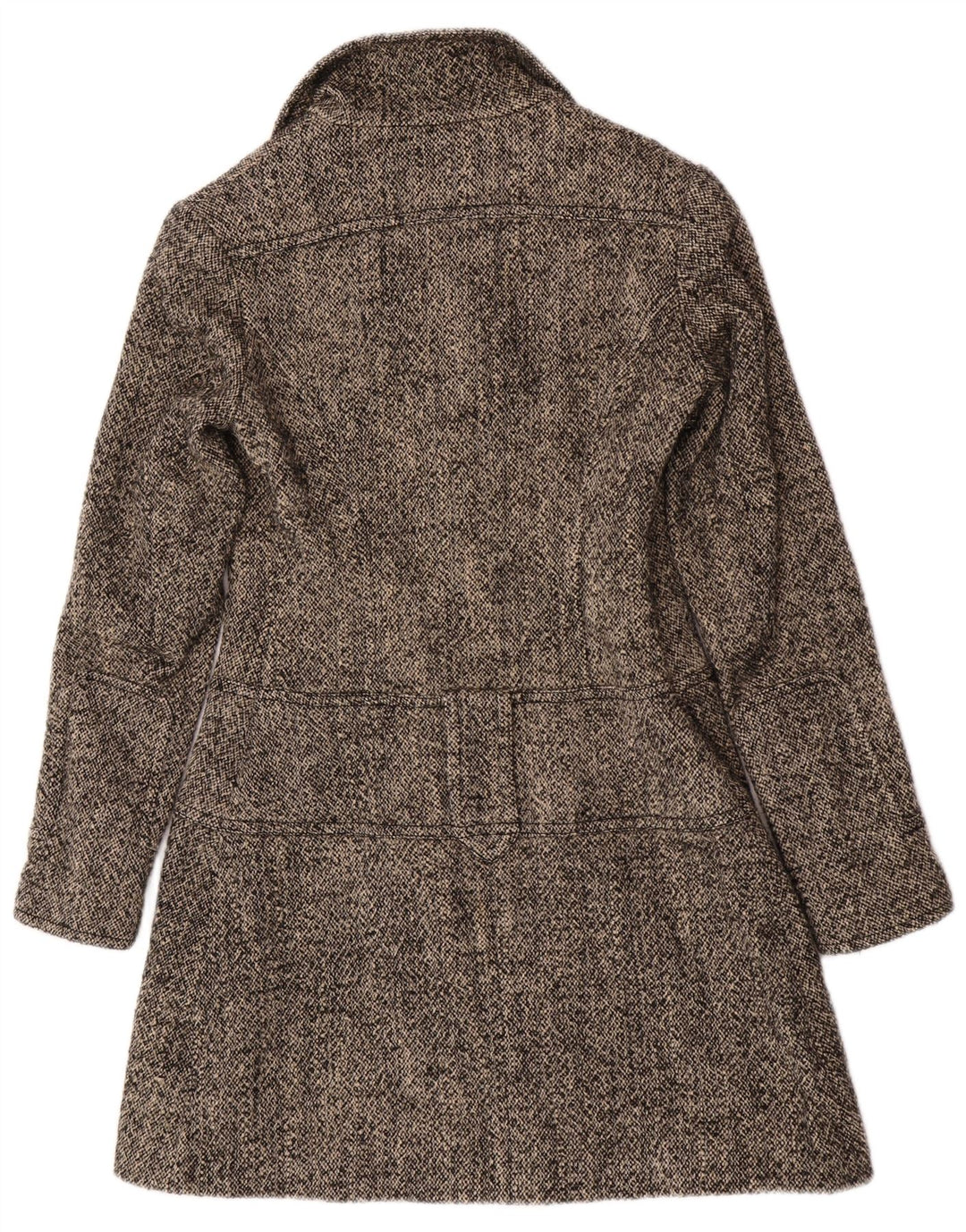 Guess Abrigo para mujer UK 12 Lana moteada gris medio