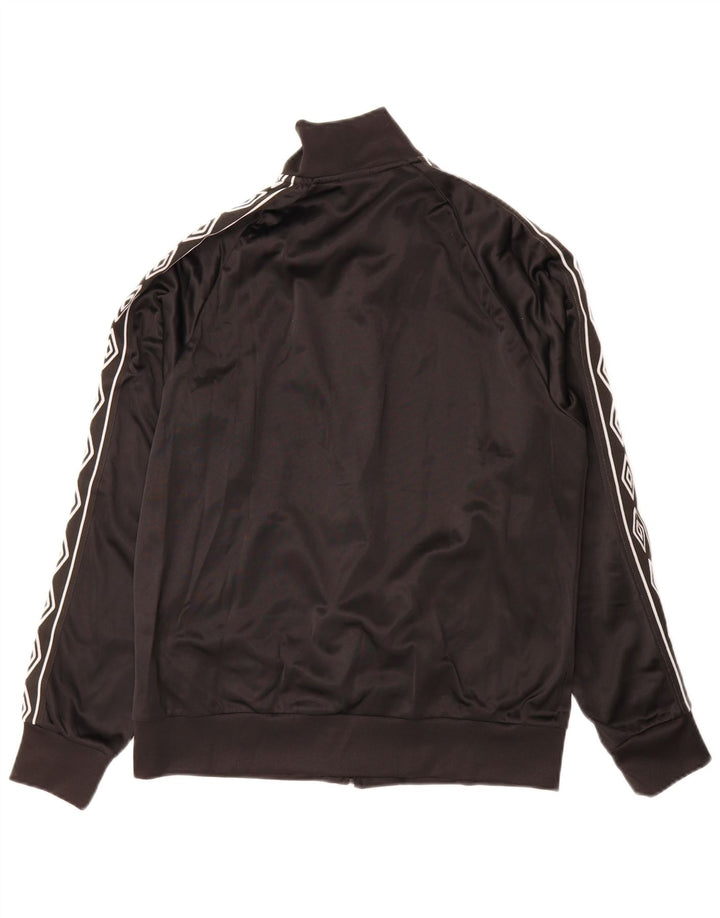 Chaqueta de chándal gráfica para hombre Umbro Talla M Negro Poliéster