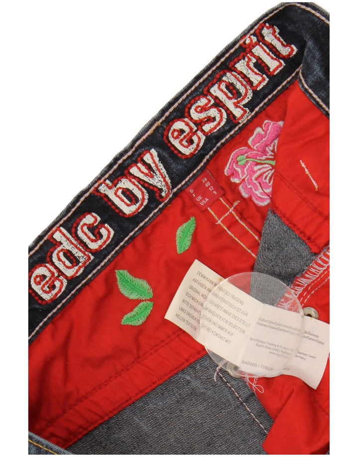 ESPRIT Vaqueros Bootcut para Mujer UK 12 Medium W28 L27 Azul Marino Algodón