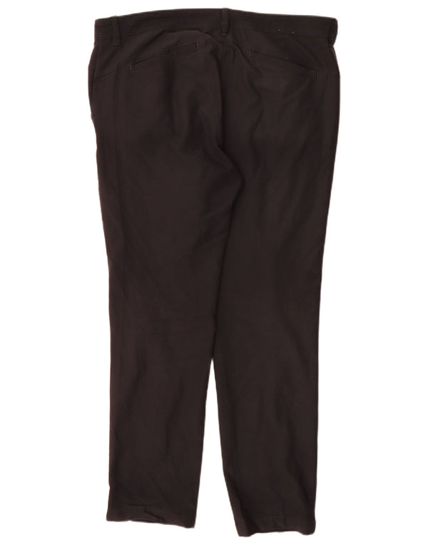Pantalón Chino Regular Adidas Mujer W34 L30 Poliéster Negro