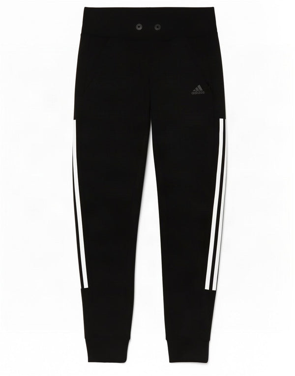 Adidas Womens Tracksuit Trousers Joggers UK 8/10 Small Black