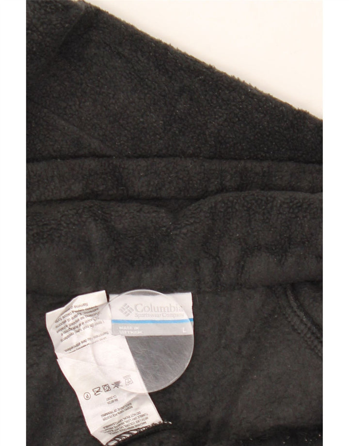 COLUMBIA Chaqueta polar para mujer UK 46 Grande Poliéster negro