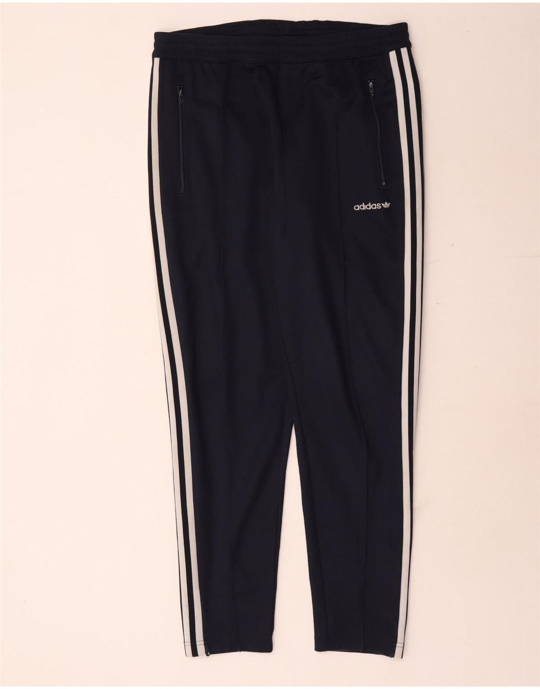 Pantalón De Chándal Adidas Hombre Grande Azul Marino Poliéster