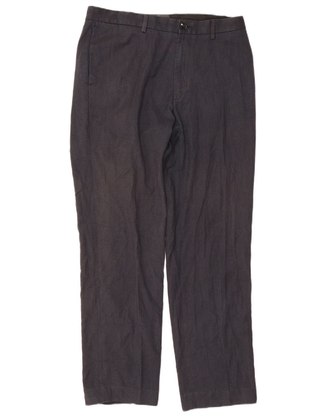 Marks & Spencer Pantalones casuales de corte regular para hombre W34 L31 Azul marino