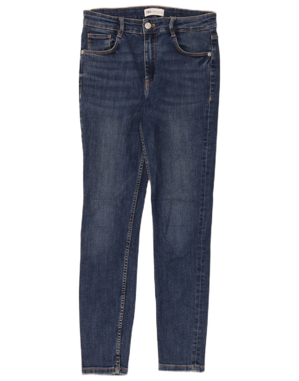 Zara Vaqueros pitillo para mujer EU 38 Small W28 L28 Azul