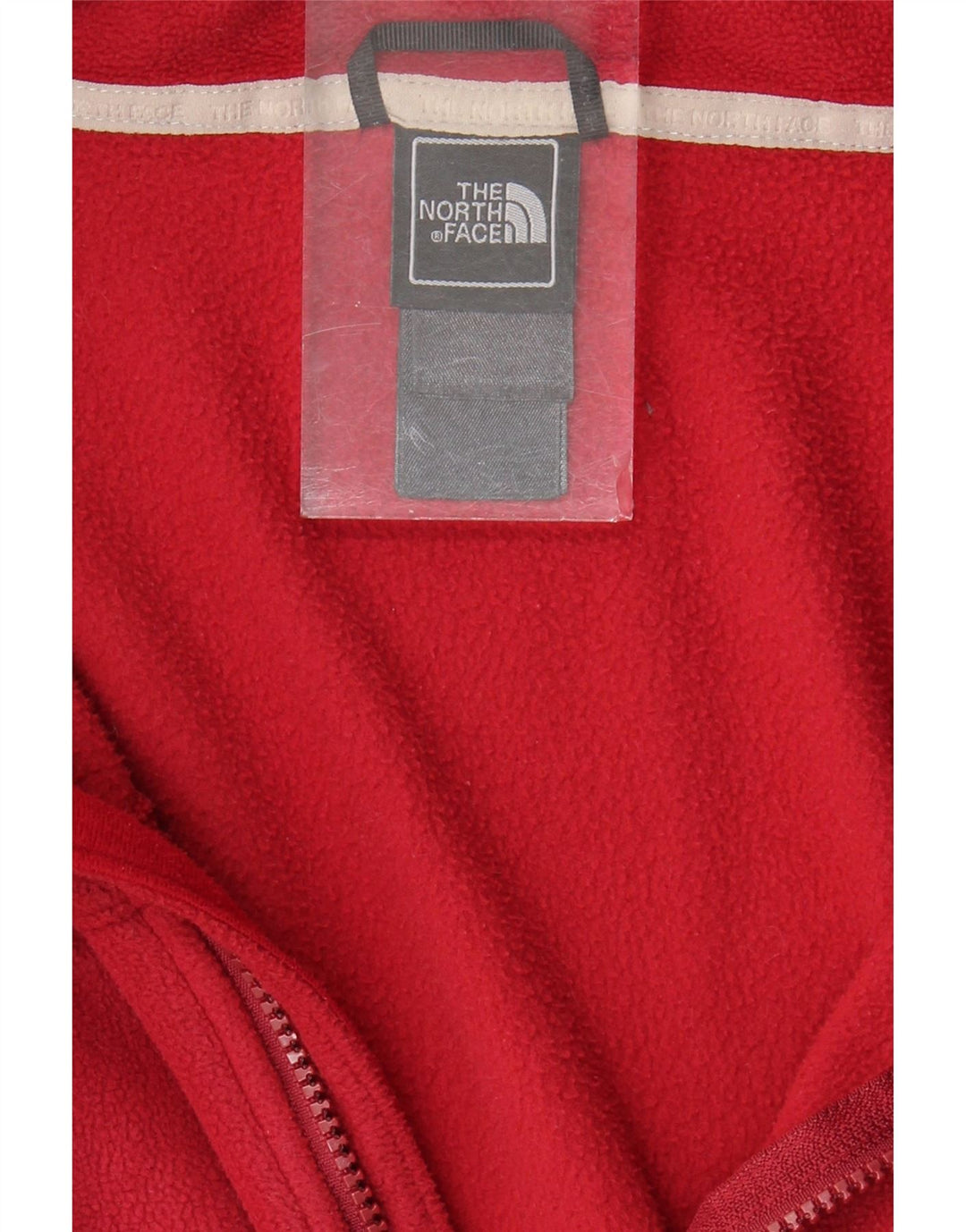 The North Face Chaqueta polar con forro para hombre UK 38 Poliéster rojo mediano