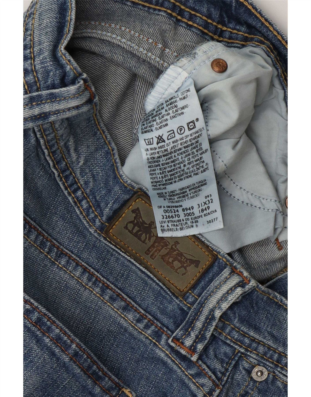 Levi's Vaqueros Bootcut Mujer W31 L32 Algodón Azul