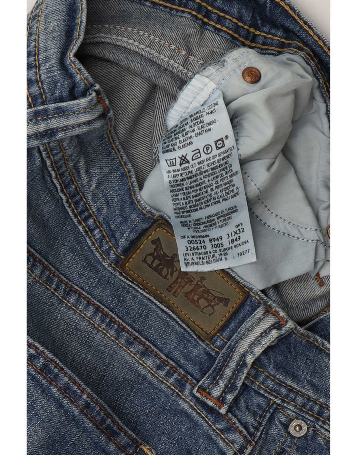 Levi's Vaqueros Bootcut Mujer W31 L32 Algodón Azul
