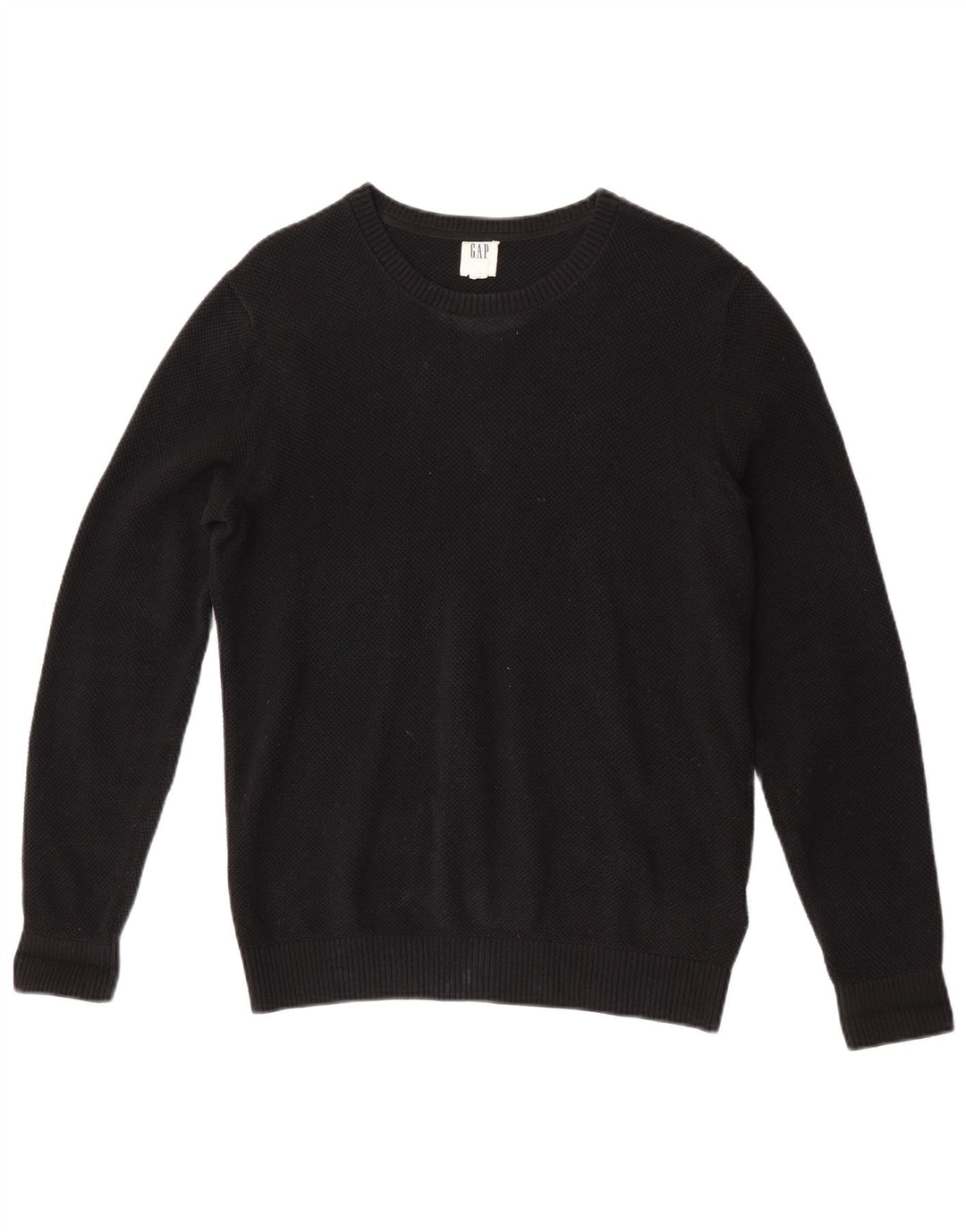 Gap Jersey De Cuello Redondo Para Hombre Jersey Pequeño De Algodón Negro