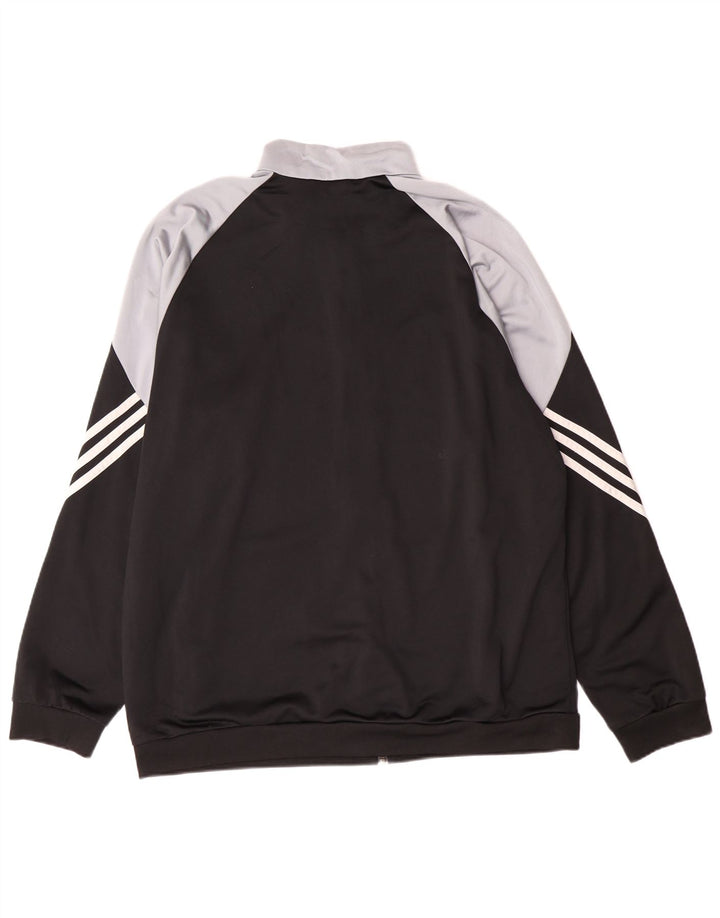 Adidas Hombre Chándal Top Jacket XL Negro Colorblock Poliéster