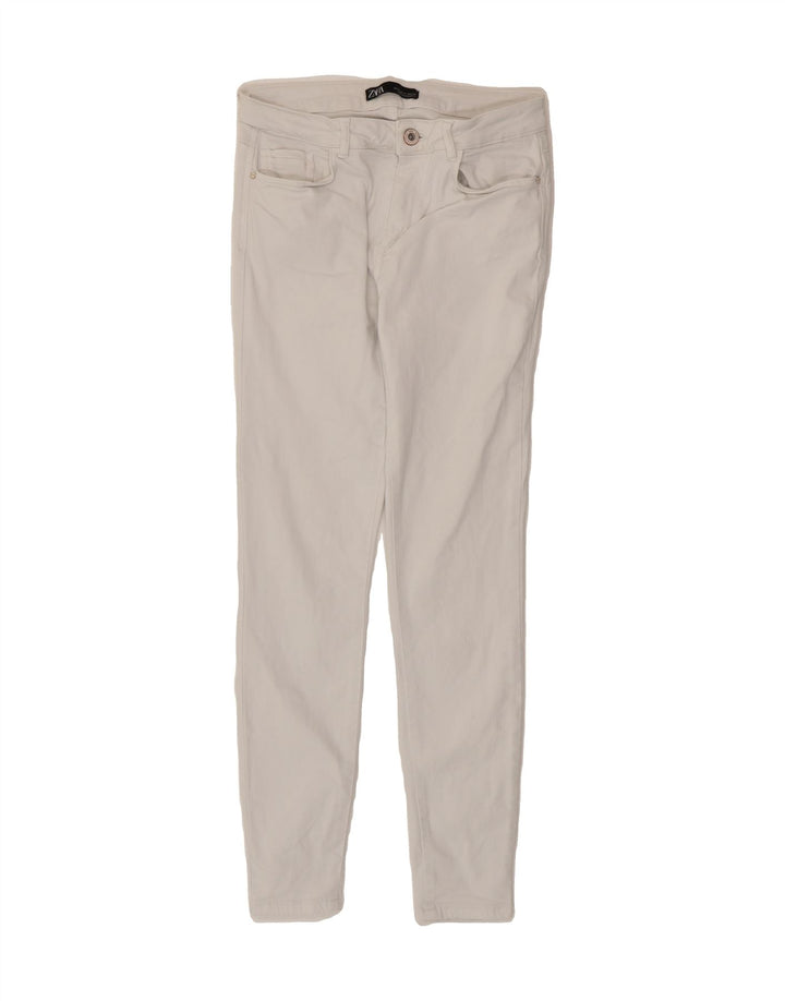 ZARA Womens Slim Jeans EU 38 Small W28 L27 White Vintage Zara and Second-Hand Zara from Messina Hembry 