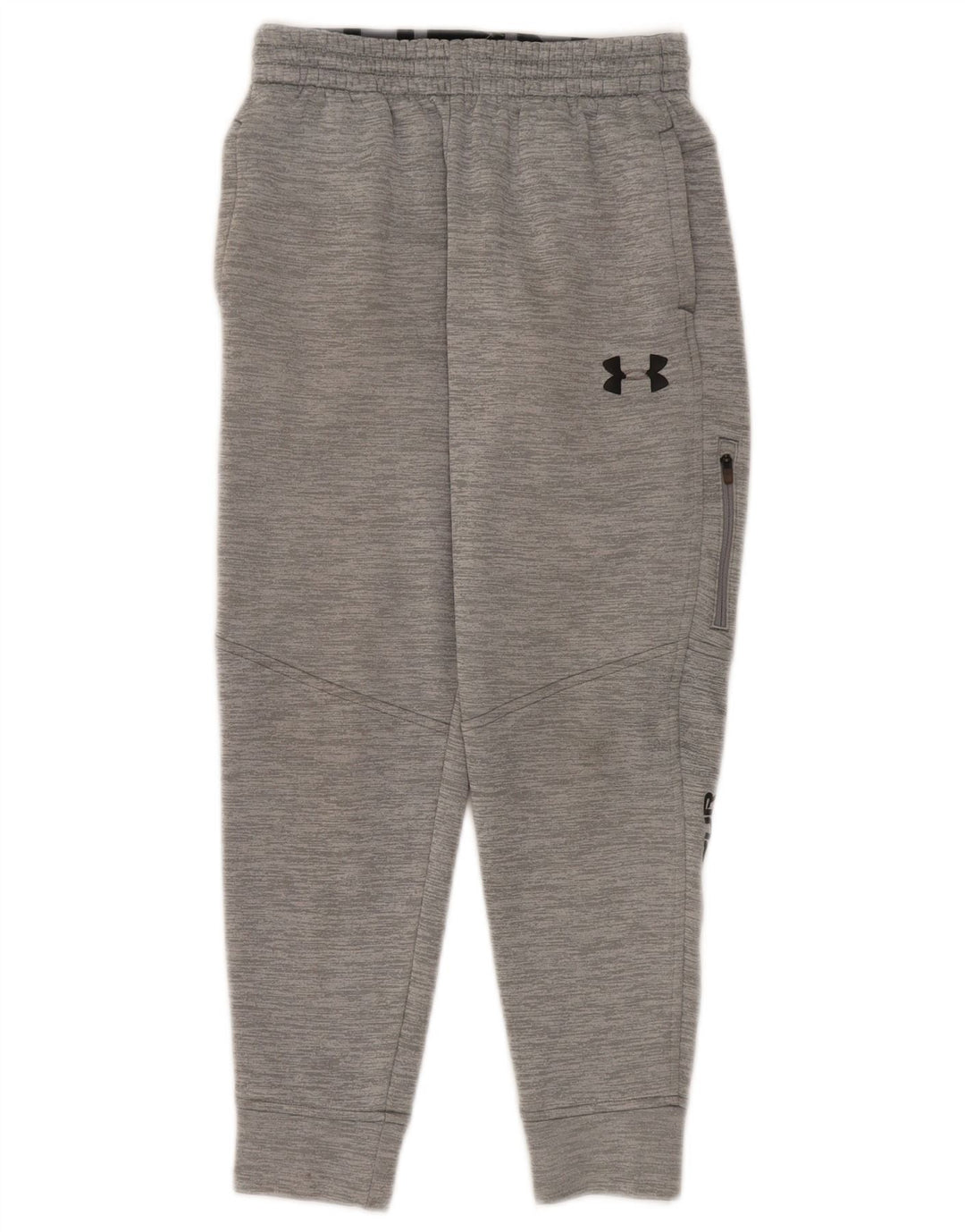 Under Armour Pantalones de chándal con estampado gráfico para niños 9-10 años Gris medio