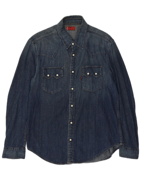 LEVI'S Camisa Vaquera De Algodón Azul Medio Hombre