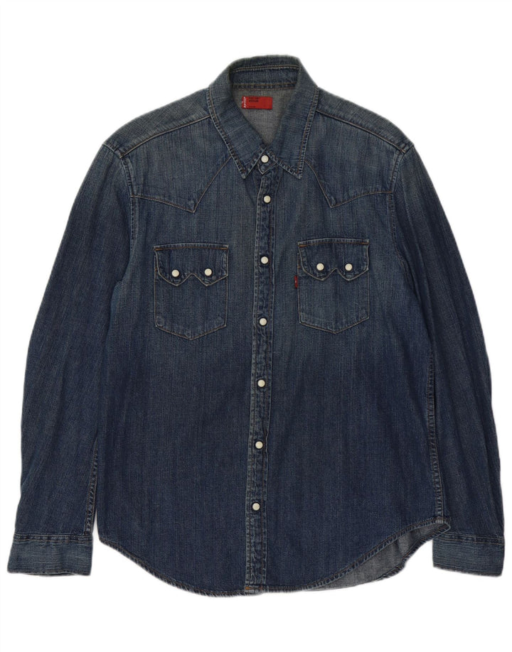 LEVI'S Camisa Vaquera De Algodón Azul Medio Hombre