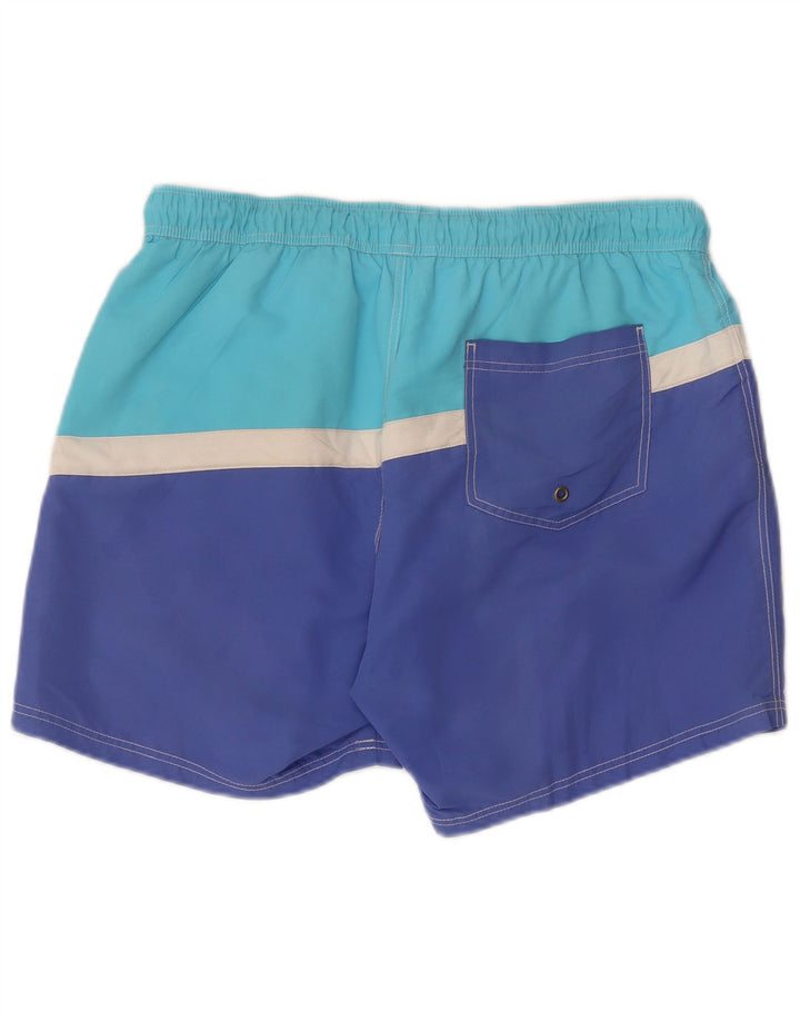 Benetton Hombre Bañador Corto Con Estampado En Color Azul Grande