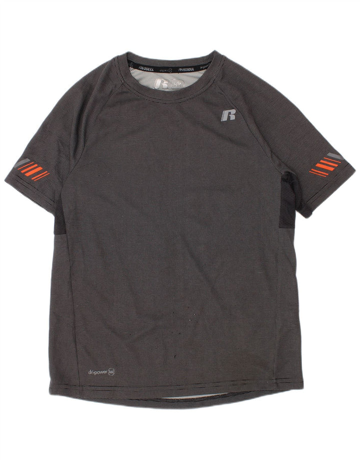 Russell Athletic Camiseta para niño Top 10-11 años Grande Gris Poliéster