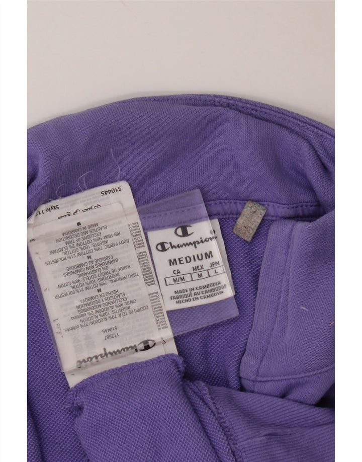 CHAMPION Chaqueta de chándal para mujer Reino Unido 14 Algodón morado mediano