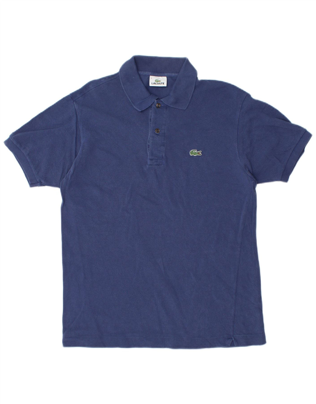 LACOSTE Polo para hombre talla 4 mediano algodón azul marino