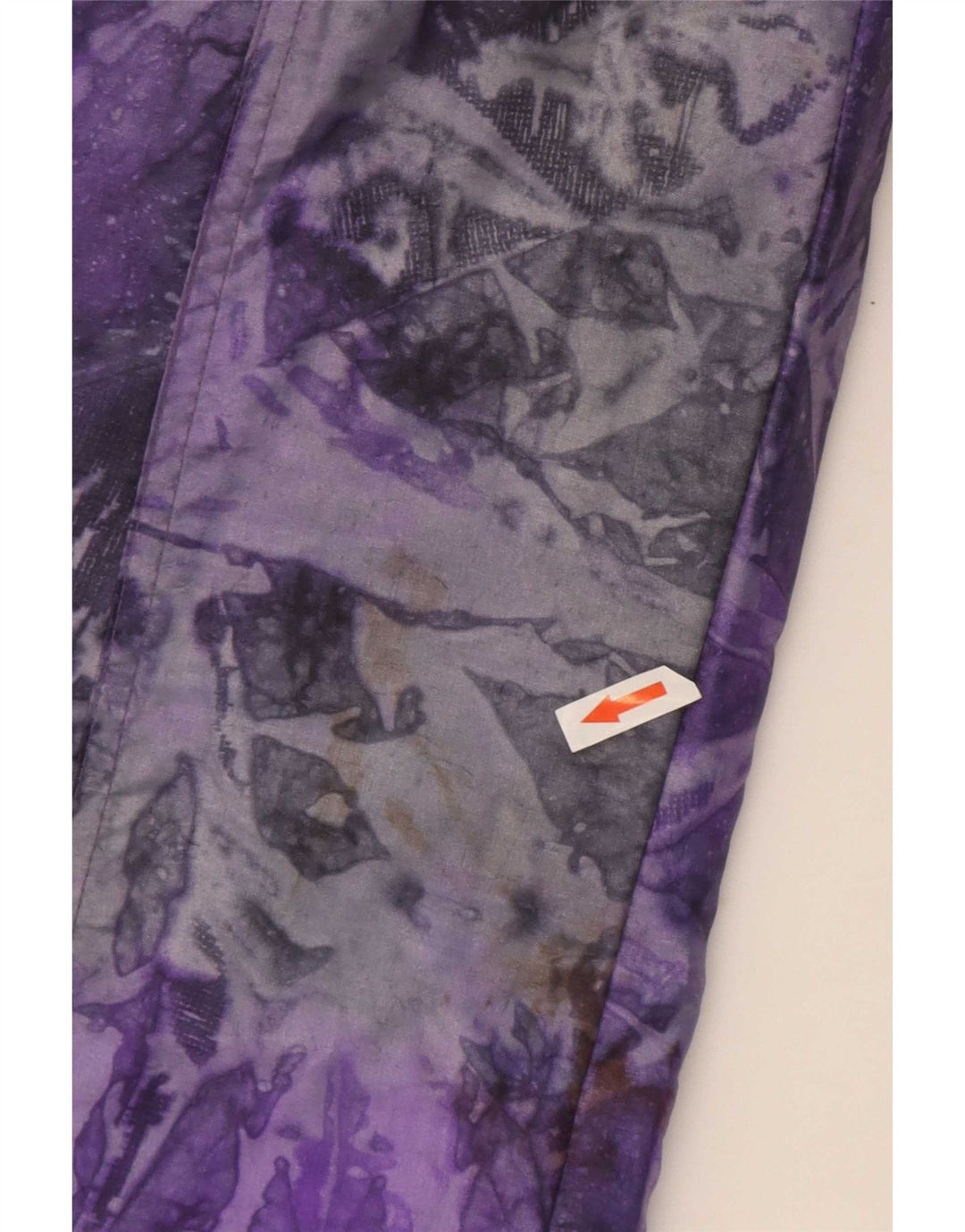 Alasca Mono de esquí extragrande con patrón abstracto para mujer IT 38 XS Púrpura