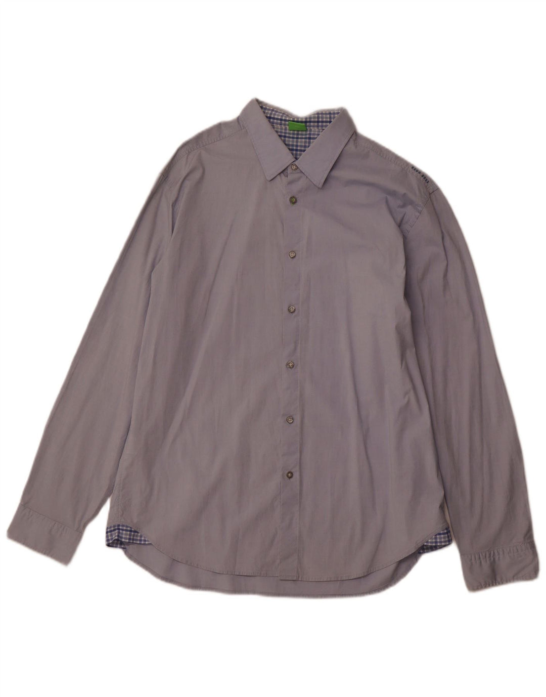 Camisa Hugo Boss Hombre 2XL Algodón Azul