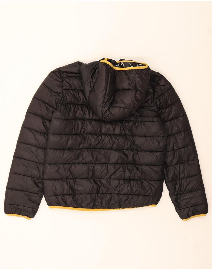 Champion Chaqueta acolchada con capucha para niño 15-16 años 2XL Negro Poliéster