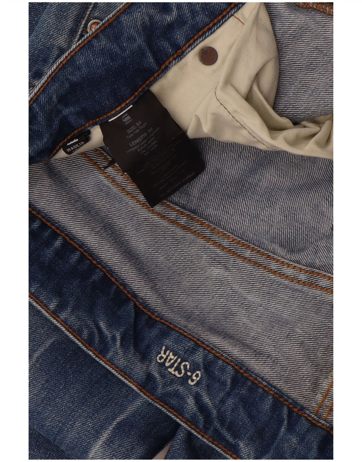 Vaqueros Rectos G-Star Mujer W34 L34 Algodón Azul