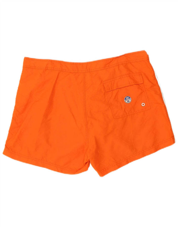 North Sails Bañador Corto Hombre Gráfico Grande Poliamida Naranja
