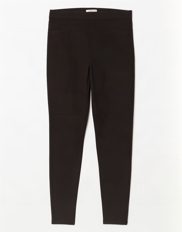 Marks & Spencer Jeans Jegging para Mujer UK 12 Medium W30 L30 Algodón Negro