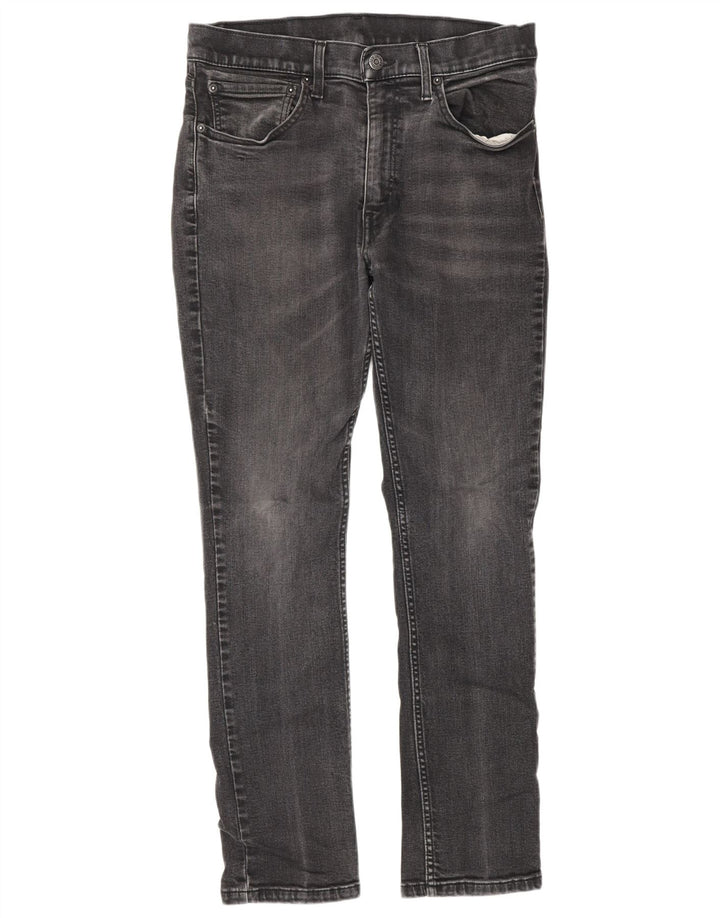 Levi's Hombre 511 Slim Jeans W34 L30 Algodón Negro
