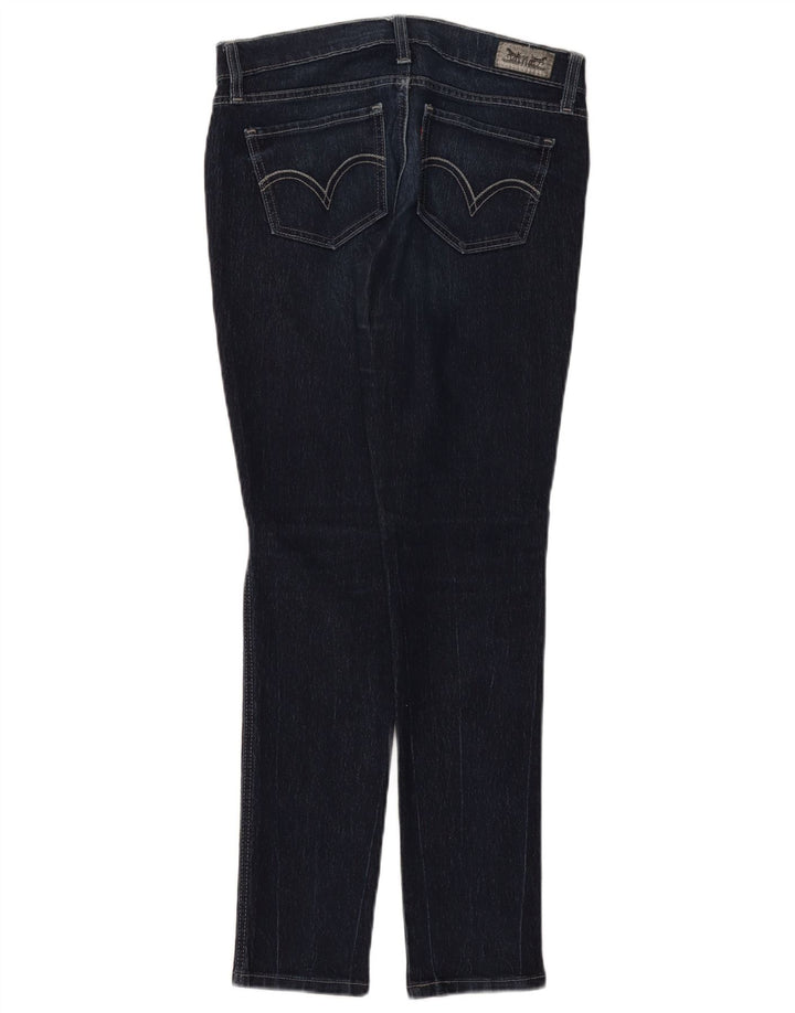 LEVI'S Jeans ajustados súper bajos para mujer US 5 Small W27 L32 Azul marino Algodón
