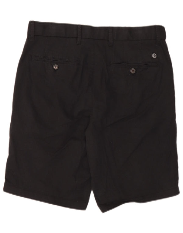 Marks & Spencer Pantalones cortos chinos para hombre W30 Algodón negro mediano