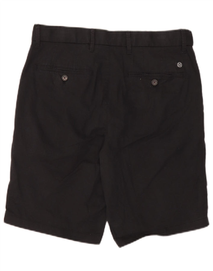 Marks & Spencer Pantalones cortos chinos para hombre W30 Algodón negro mediano