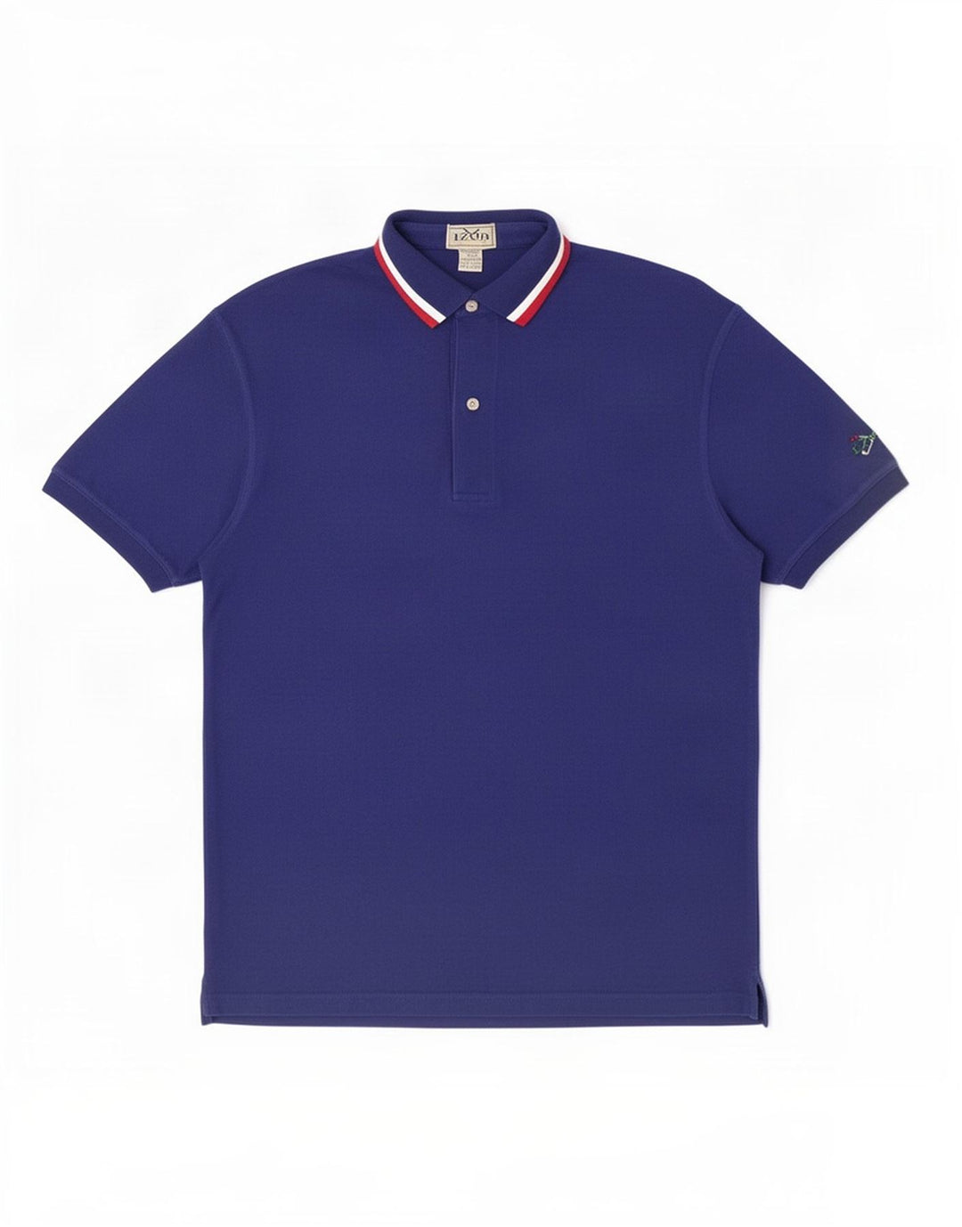 Polo Izod Hombre Algodón Rayas Azul Medio