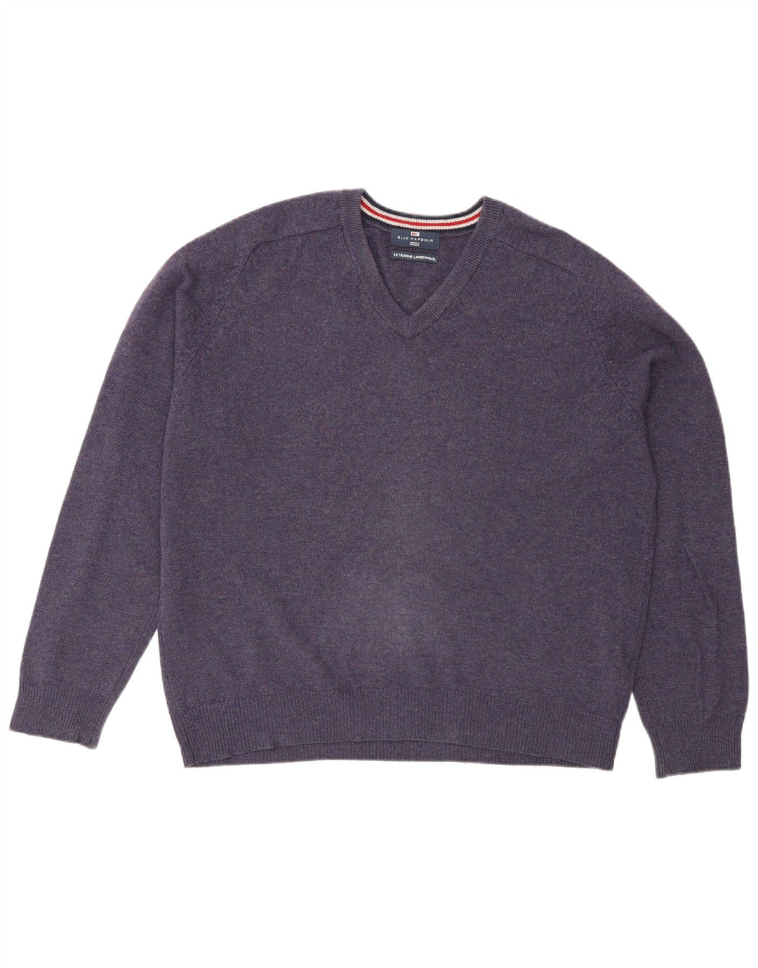 Marks & Spencer Suéter con Cuello en V Blue Harbor para Hombre Púrpura Medio