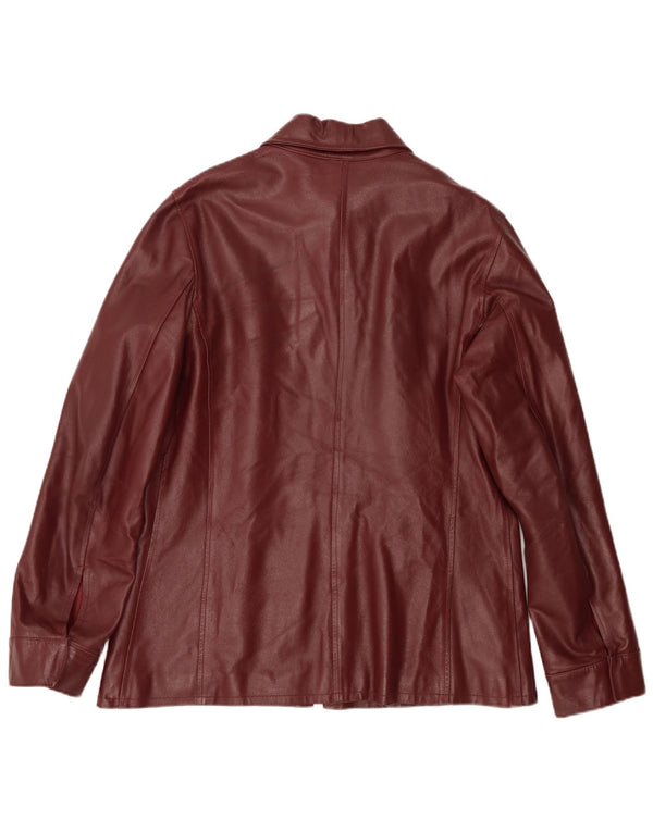 Conbipel Chaqueta de cuero para hombre IT 48 Medium Borgoña