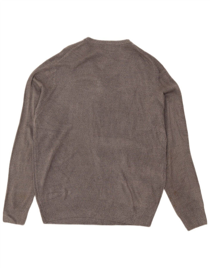Dockers Suéter con Cuello en V para Hombre Acrílico Gris Grande